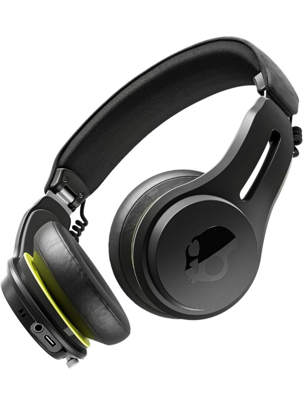 Noise Canceling Wireless Headphones with ANC - Stylish True Black Design